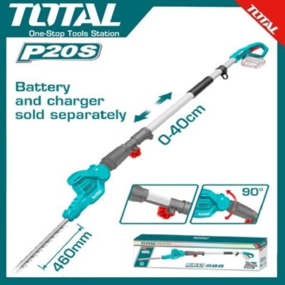 TOTAL TPHT201601 Cordless Pole Hedge Trimmer
