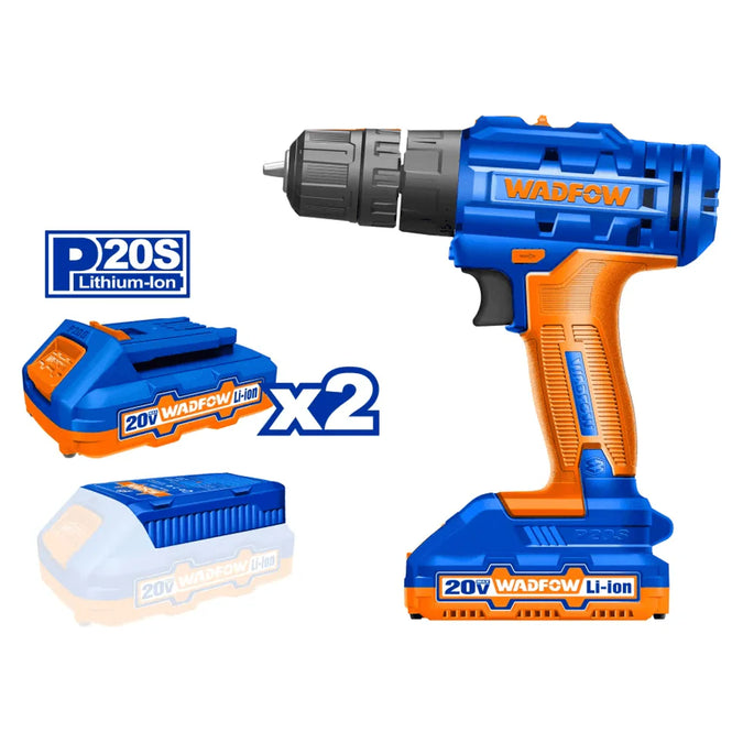 WADFOW   WCDP512 LITHIUM-ION CORDLESS DRILL