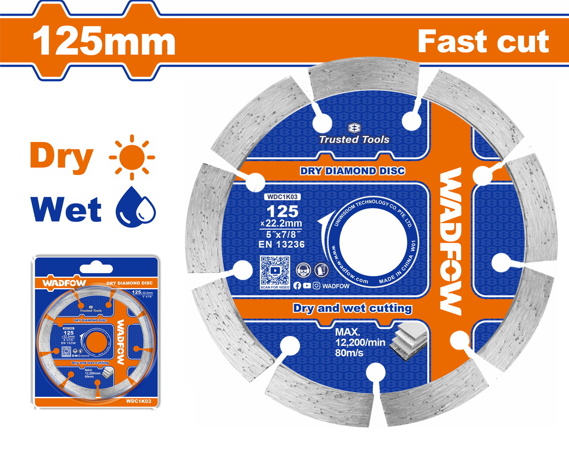 WADFOW WDC1K03 DRY DIAMOND DISC