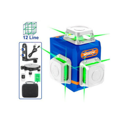 WADFOW   WLE1M12 3D GREEN BEAM SELF- LEVELING LASER LEVEL
