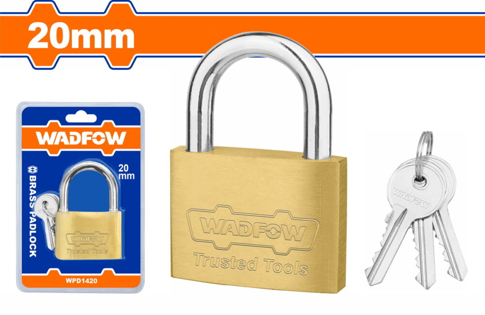 WADFOW   WPD1420 BRASS PADLOCK