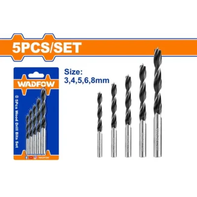 WADFOW   WSJ3K01 5PCS WOOD DRILL BITS SET