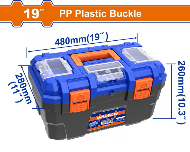 WADFOW   WTB1319 19" PLASTIC TOOL BOX