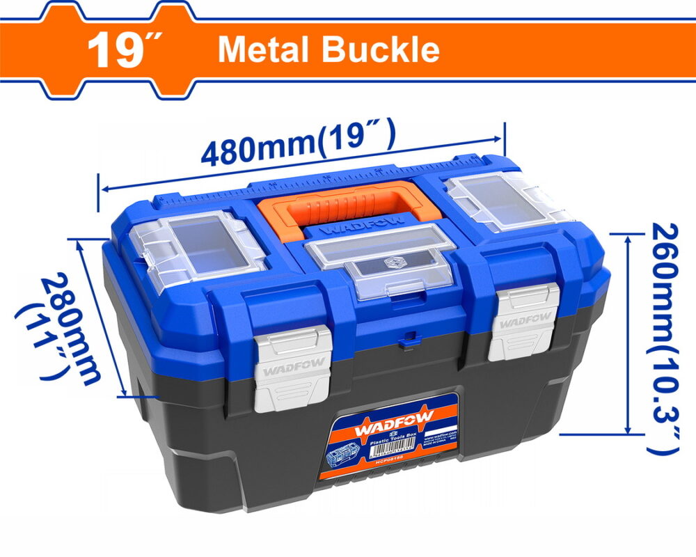 WADFOW   WTB3319 19" PLASTIC TOOL BOX