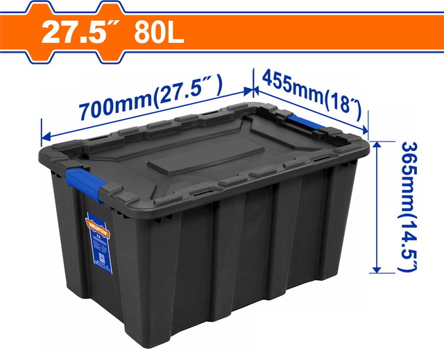 WADFOW   WTB3380 PLASTIC STORAGE CONTAINER