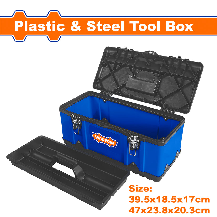 WADFOW WTB6A16 PLASTIC & STEEL TOOL BOX