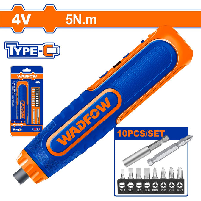 WADFOW   WCV4415 LITHIUM-ION CORDLESS SCREWDRIVER