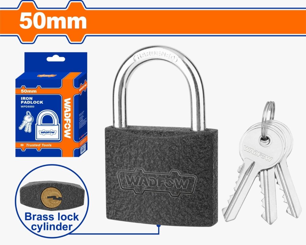 WADFOW   WPD5550 IRON PADLOCK