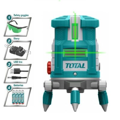TOTAL TLL305205 Self-Leveling Line Laser(Green Laser Beams)