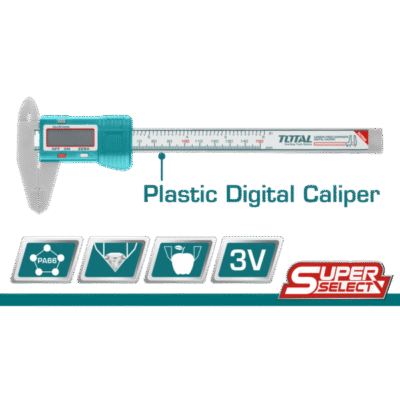 TOTAL TMT331501 Plastic Digital Caliper