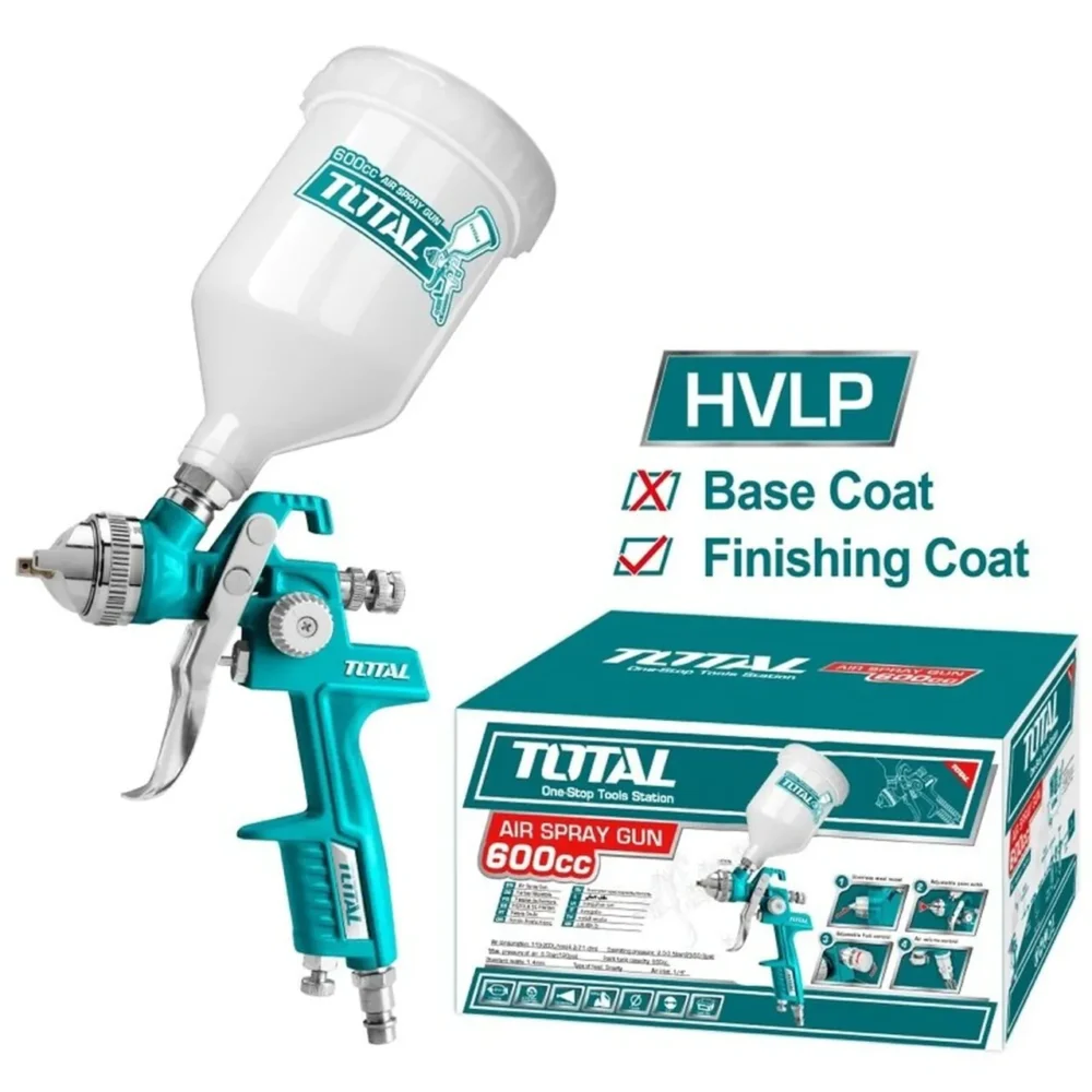 TOTAL TAT10601 Hvlp Air Spray Gun