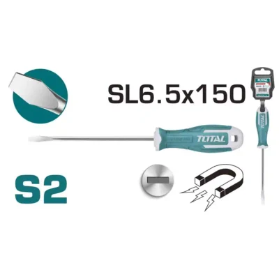 TOTAL THT266150 Slotted Screwdriver