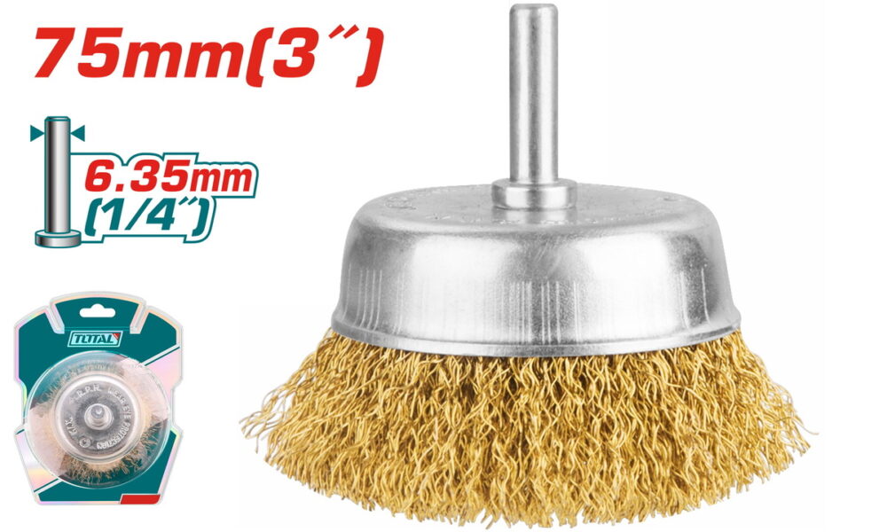 TOTAL TAC33031 Wire Cup Brush