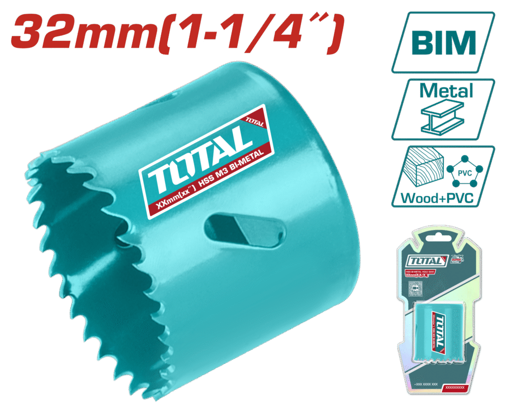 TOTAL TAC410321 Hss Bi-Metal Hole Saw
