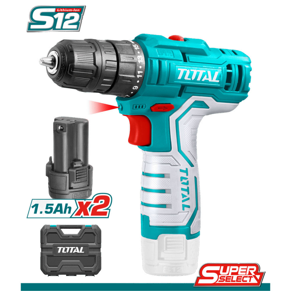TOTAL TDLI12208 Cordless Drill