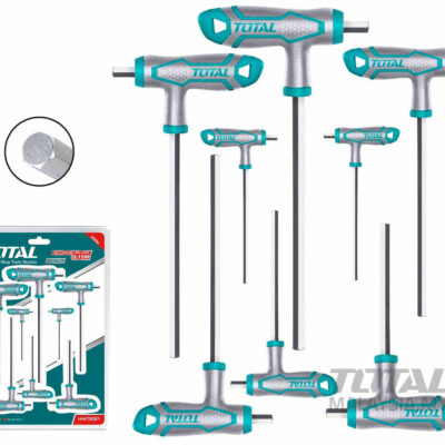 TOTAL THHW8081 8 Pcs T-Handle Hex Wrench Set