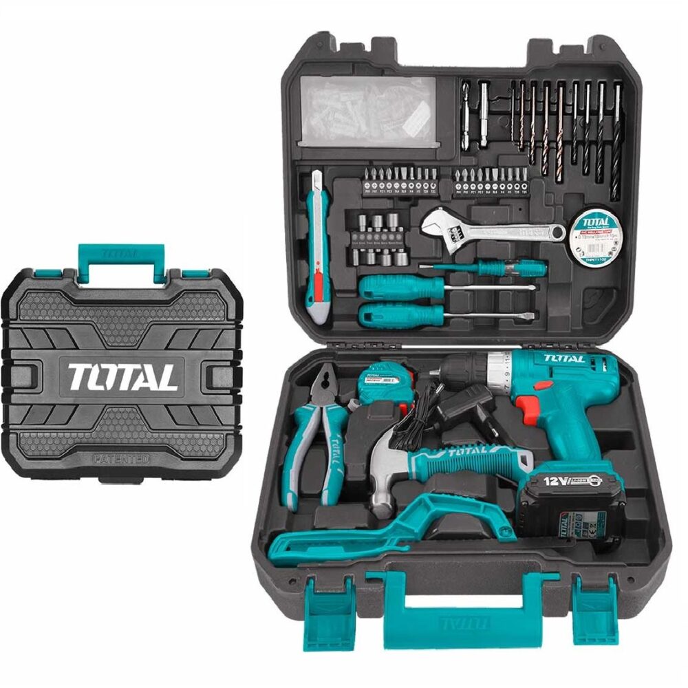 TOTAL THKTHP11282 128 Pcs Tools Set