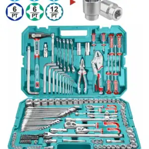 TOTAL 142 Pcs Combination Tools Set  THKTHP21426