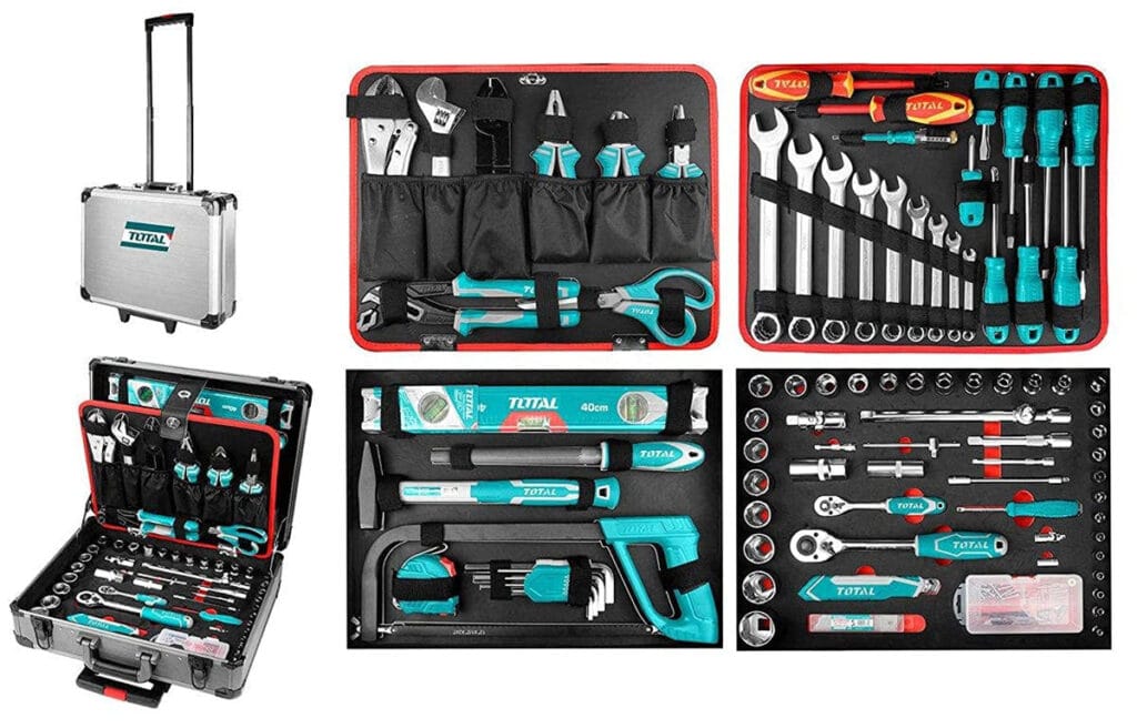 TOTAL 147 Pcs Hand tools Set THKTHP21476 | SATCO