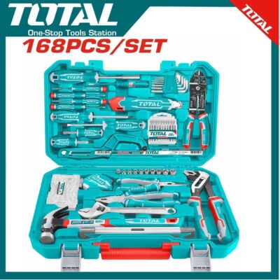 TOTAL THKTHP21686 168 Pcs Handtools Set