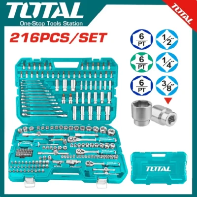 TOTAL THKTHP22166 216 Pcs Combination Tools Set