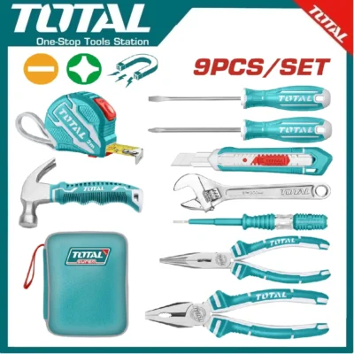 TOTAL THKTHP90097 9 Pcs Hand Tools Set
