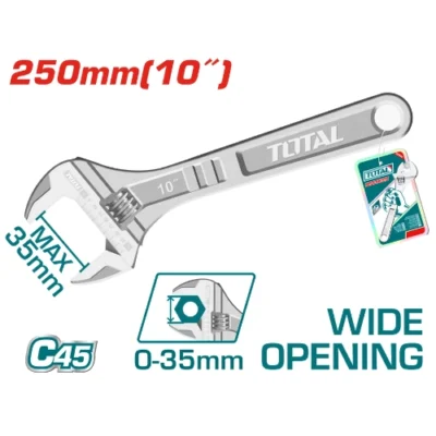 TOTAL THT1010103 Adjustable Wrench