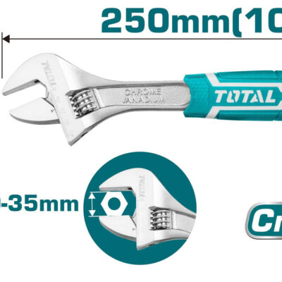 TOTAL THT101106 Adjustable Wrench