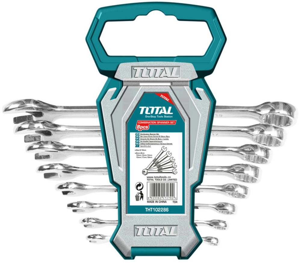 TOTAL THT102286 8Pcs Combination Spanner Set
