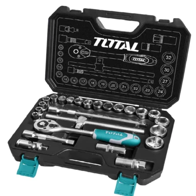 TOTAL THT121251 25 Pcs 1/2" Socket Set