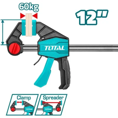 TOTAL THT1340602 Quick Bar Clamps