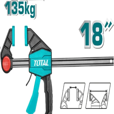 TOTAL THT1346801 Quick Bar Clamps