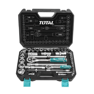 TOTAL THT421441 44 Pcs 1/4"&1/2" Socket Set