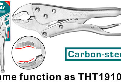 TOTAL THT191003 Curved Jaw Locking Plier
