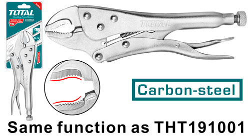 TOTAL THT191003 Curved Jaw Locking Plier