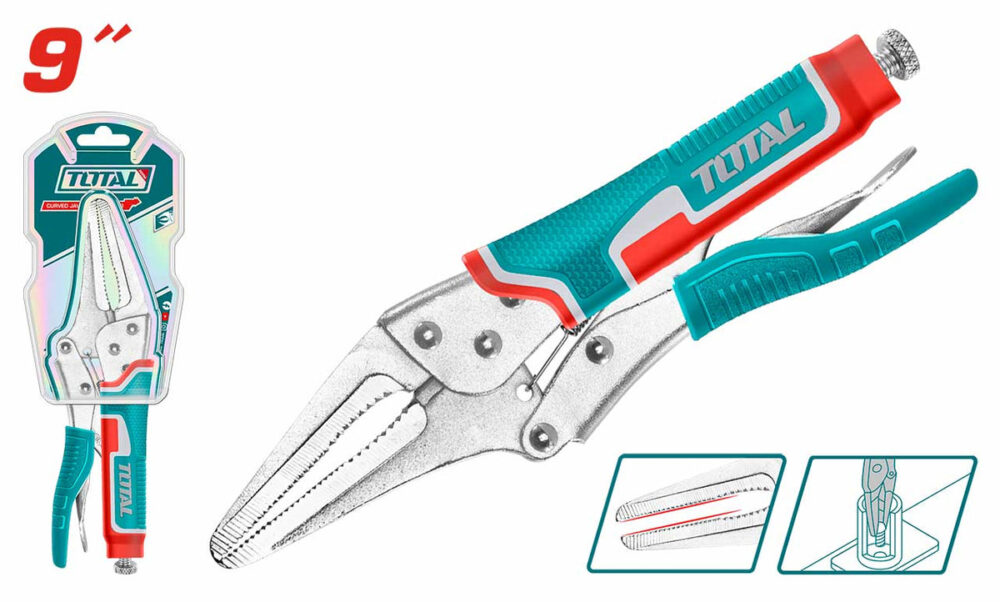 TOTAL THT19902 Long Nose Locking Plier