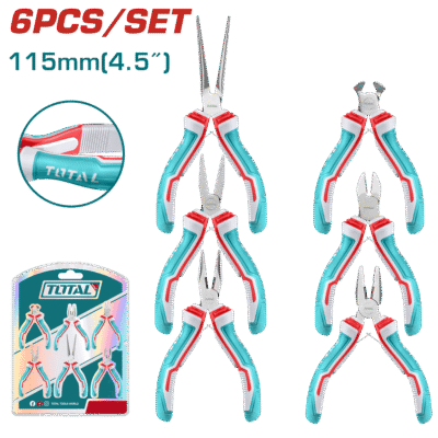 TOTAL THT2K0302 3 Pcs Insulated Pliers Set