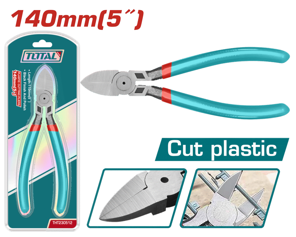 TOTAL THT230512 Plastic Cutting Pliers