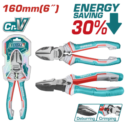 TOTAL THT230606S High Leverage Diagonal Cutting Pliers