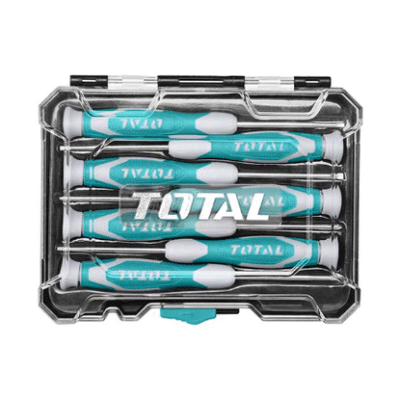 TOTAL THT250726 7Pcs Precision Screwdriver Set