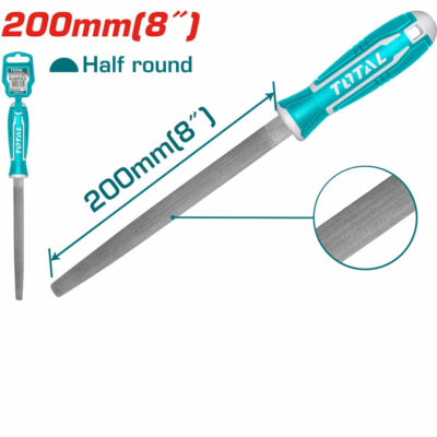 TOTAL THT91286 Half Round Steel File