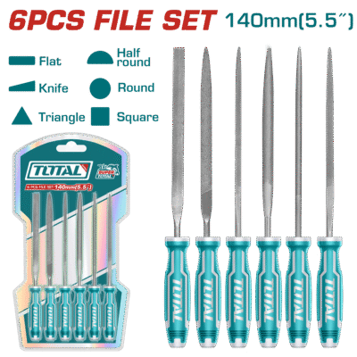 TOTAL THT91462 6Pcs File Set