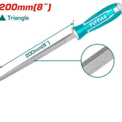 TOTAL THT91486 Triangle Steel File