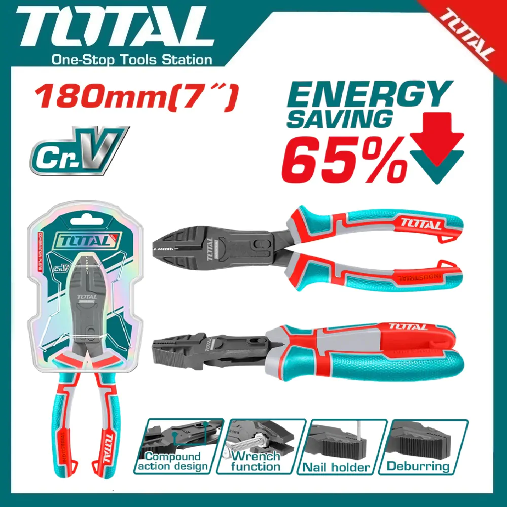 TOTAL THTC510706 Compound Action Combination Pliers