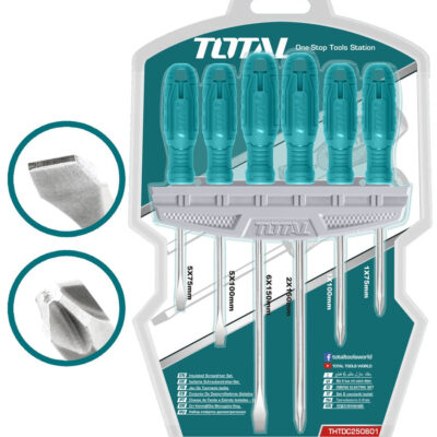 TOTAL THTDC250601 6 Pcs Screwdriver Set
