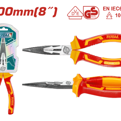 TOTAL THTIP2381 Insulated Long Nose Pliers