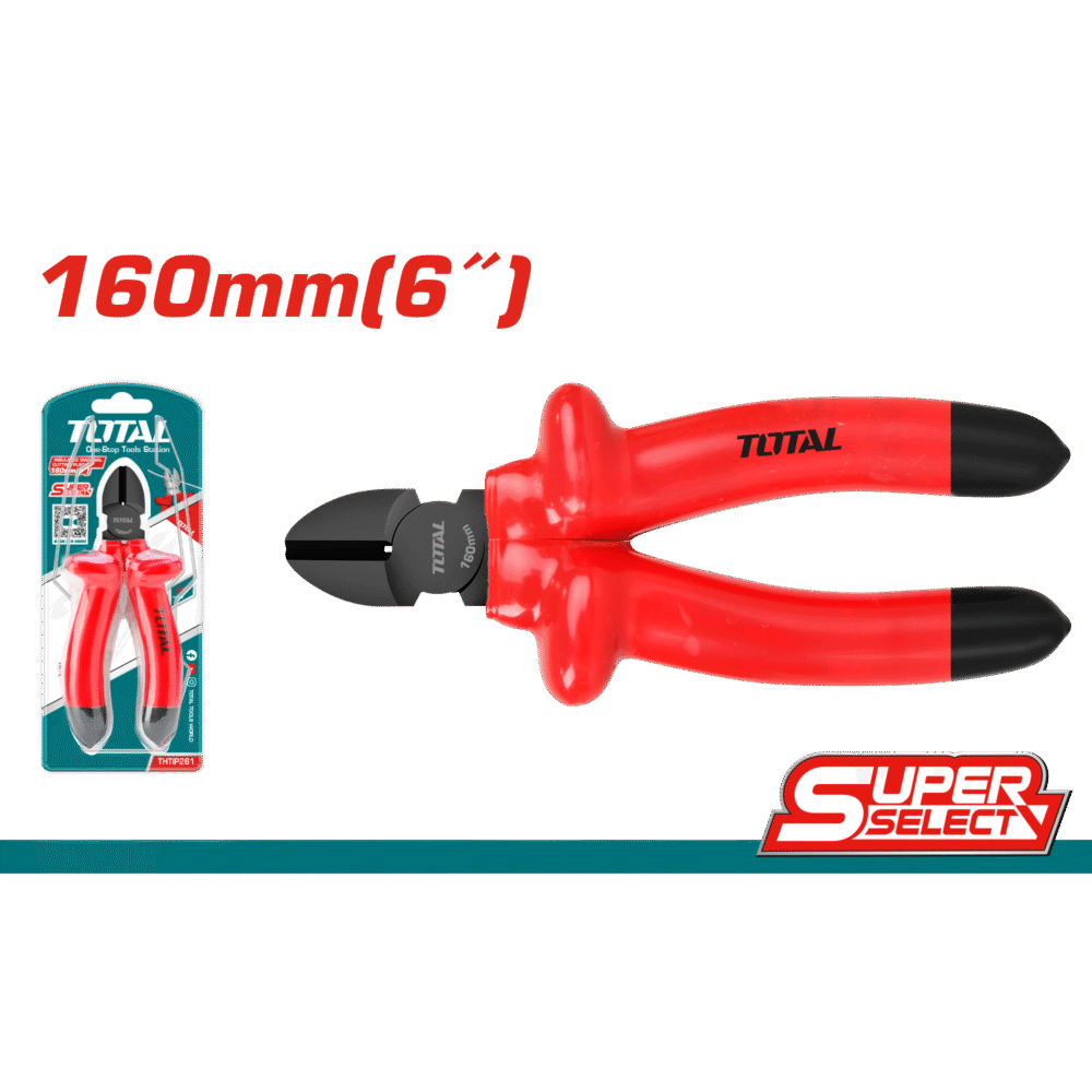 TOTAL THTIP261 Insulated Diagonal Cutiing Plier