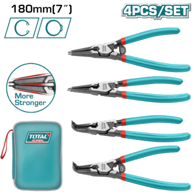 TOTAL TOS23055 7 Pcs Pliers Set