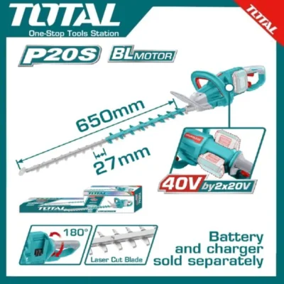 TOTAL THTLI40028 Cordless Hedge Trimmer
