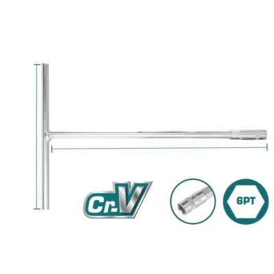 TOTAL THTSW1206 T-Handle Socket Wrench